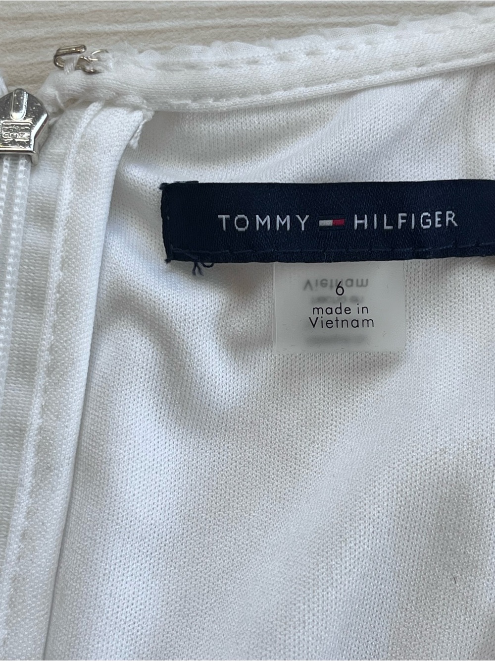 Tommy Hilfiger white wrap midi dress - Picture 3 of 8